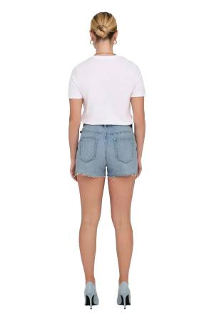 Onljacı Mw Rw Shorts Dnm Sty662 Kadın Denim Şort - 15314420 Açık Mavi - 2