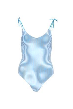 Onlkitty Tie-Strap Swimsuit Kadın Mayo - 15250479 Mavi - Thumbnail