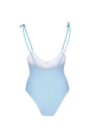 Onlkitty Tie-Strap Swimsuit Kadın Mayo - 15250479 Mavi - Thumbnail
