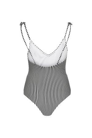 Onlkitty Tie-Strap Swimsuit Kadın Mayo - 15250479 Siyah - Thumbnail
