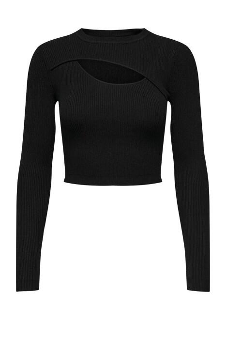 Onllıza L/S Peek-A-Boo Pullover Kadın Kazak - 15267966 Black