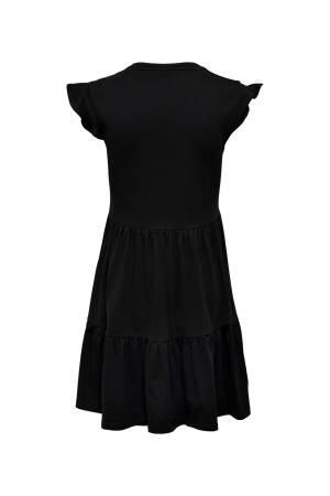 Onlmay Cap Sleev Frıl Noos Kadın Elbise - 15226992 Siyah - Thumbnail
