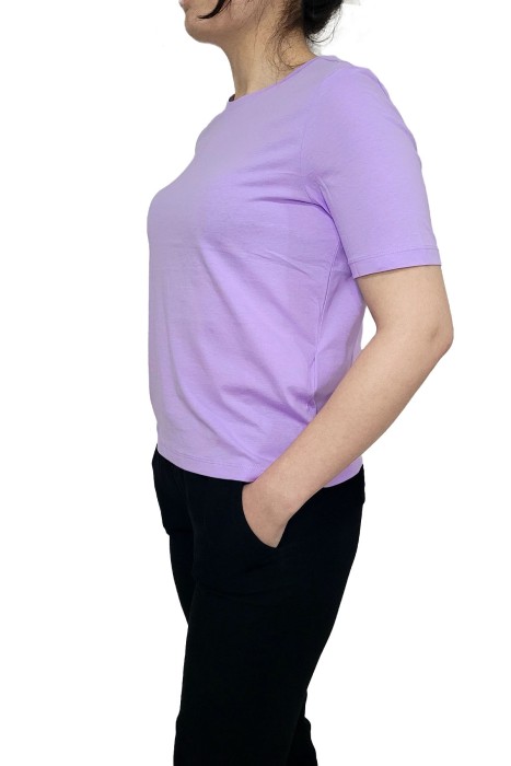 Only - Onlmay S/S O-Neck Reg Kadın T-Shirt - 15286932 Mor