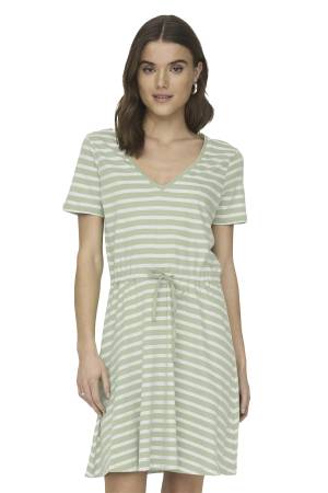 Onlmay S/S V-Neck Kadın Elbise - 15286935 Açık Yeşil - Only