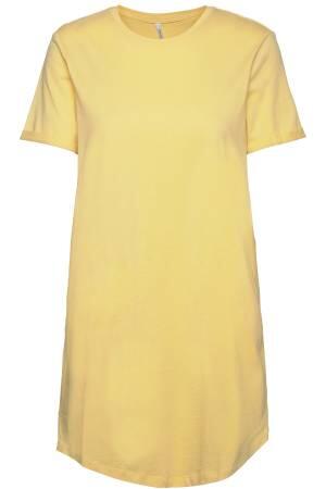 Onlmay S/S Dress Box Jrs Kadın Elbise - 15257474 Sarı - Thumbnail