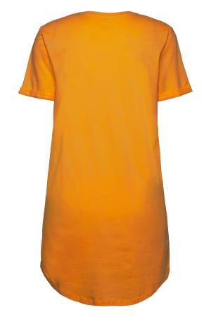 Onlmay S/S Dress Box Jrs Kadın Elbise - 15257474 Turuncu - Thumbnail