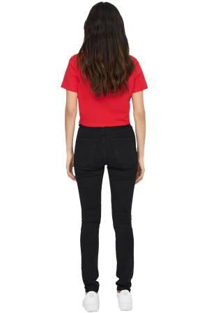 Onlmay S/S Short Knot Kadın T-Shirt - 15257467 Kırmızı - Thumbnail