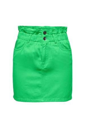 Onlmillie-Darsy Hw Col Kadın Mini Etek - 15256215 Canlı Yeşil - Thumbnail