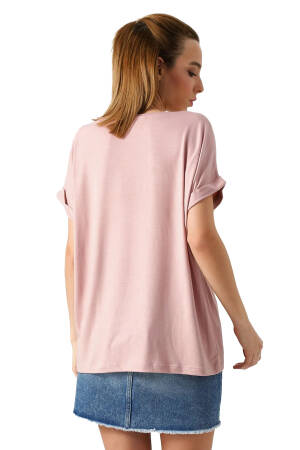 Onlmoster S/S O-Neck Top Noos Jrs Kadın T-Shirt - 15106662 Mor - 2