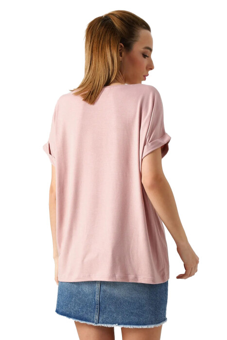 Onlmoster S/S O-Neck Top Noos Jrs Kadın T-Shirt - 15106662 Mor - 2