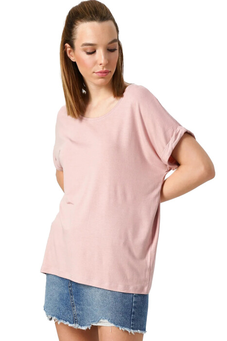 Onlmoster S/S O-Neck Top Noos Jrs Kadın T-Shirt - 15106662 Mor - 1