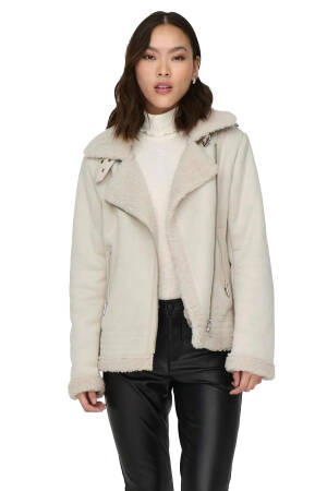 Onlnewdıana Avıator Kadın Ceket - 15304775 Bej - Only