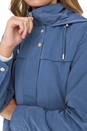 Onlnewstarlıne Sprıng Kadın Ceket - 15218612 Mavi - Thumbnail