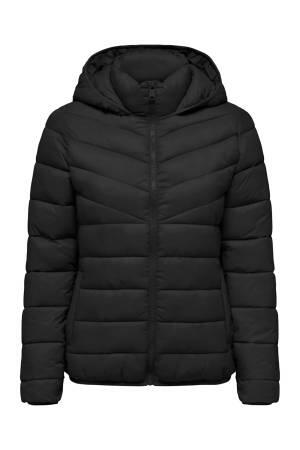 Onltahoe Hood Fıtted Kadın Ceket - 15301325 Siyah - Thumbnail