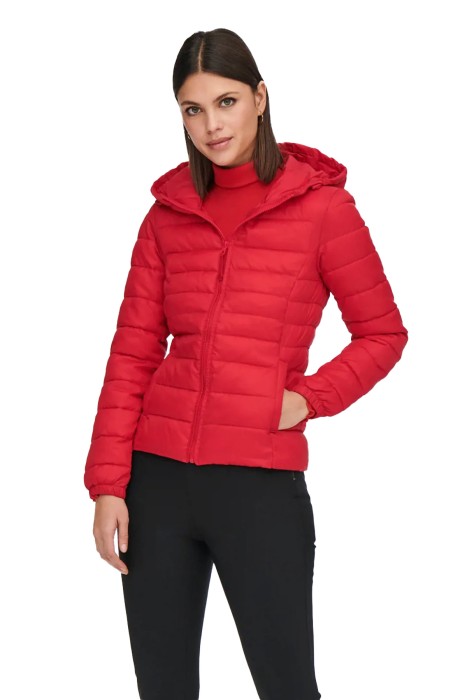 Only - Onltahoe Hood Otw Noos Kadın Ceket - 15156569 Kırmızı