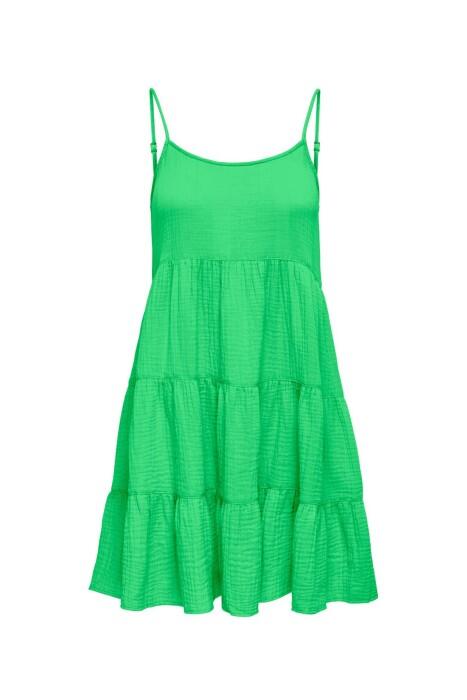 Only - Onlthyra Slıp Dress Wvn Kadın Elbise - 15292927 Canlı Yeşil