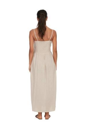Onltokyo Life Lin Bl Strap Kadın Elbise - 15319925 Gri / Ay Işığı - 2