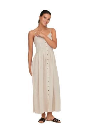 Onltokyo Life Lin Bl Strap Kadın Elbise - 15319925 Gri / Ay Işığı - 5