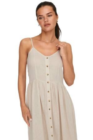 Onltokyo Life Lin Bl Strap Kadın Elbise - 15319925 Gri / Ay Işığı - 6