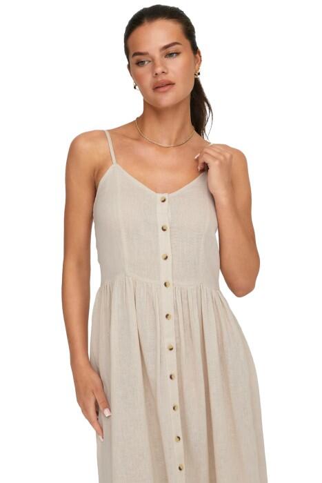 Onltokyo Life Lin Bl Strap Kadın Elbise - 15319925 Gri / Ay Işığı - 6