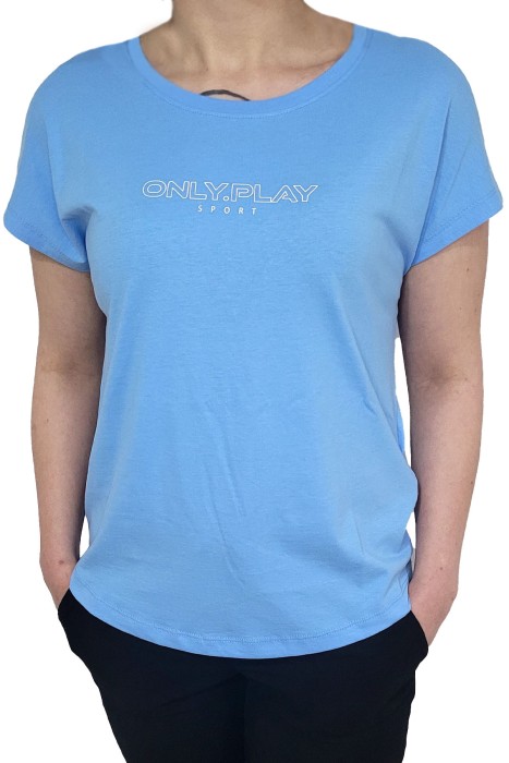 Onpfrancıs Ss Loose Kadın T-Shirt - 15287720 Mavi