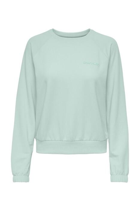 Onpfreı Logo O-Neck Ls Kadın SweatShirt - 15281059 Buz Mavisi