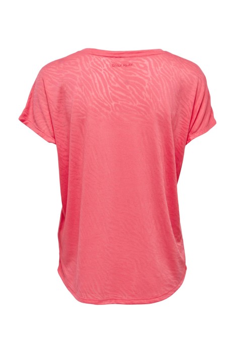 Onpjıes Loose Burnout Kadın T-Shirt - 15281010 Mercan