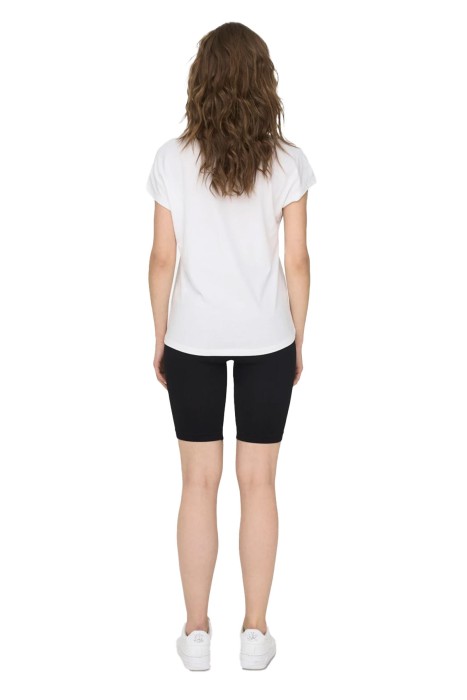 Onplaura Ss Loose Jrs Kadın T-Shirt - 15288532 Beyaz