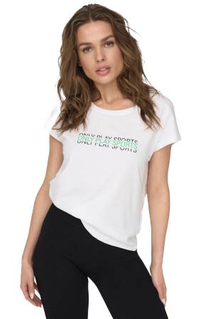 Onplaura Ss Loose Jrs Kadın T-Shirt - 15288532 Beyaz - Thumbnail