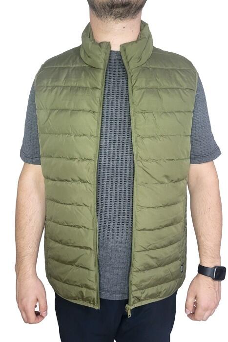 Only - Onsbron Quılt Vest Otw Vd Erkek Yelek - 22025685 Koyu Yeşil