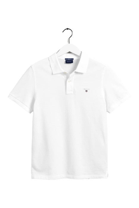 Original Pique Ss Rugger Erkek Polo Yaka T-Shirt - 2201 Beyaz