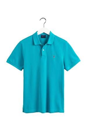 Original Pique Ss Rugger Erkek Polo Yaka T-Shirt - 2201 Mavi - Thumbnail