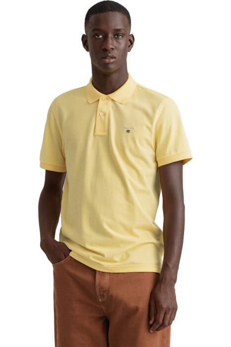 Gant - Original Pique Ss Rugger Erkek Polo Yaka T-Shirt - 2201 Muz Sarısı