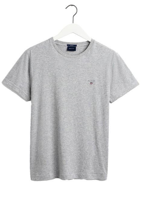Gant - Original Ss Erkek T-Shirt - 234100 Gri Melanj
