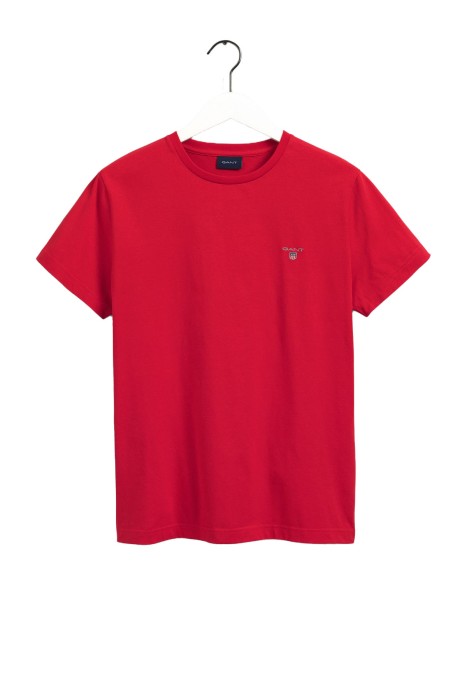 Gant - Original Ss Erkek T-Shirt - 234100 Parlak Kırmızı