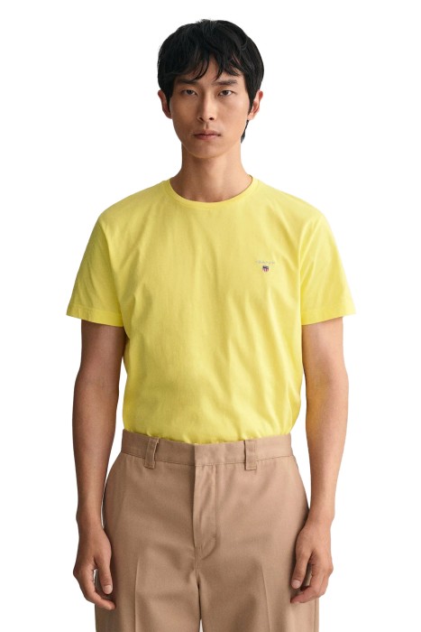 Gant - Original Ss Erkek T-Shirt - 234100 Sarı