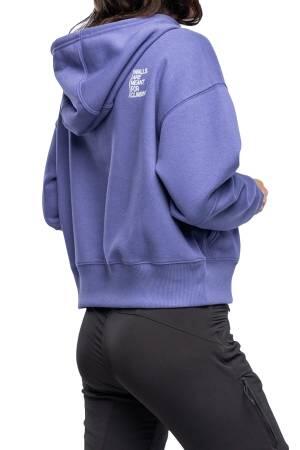 Outdoor Graphic Kadın SweatShirt - NF0A8525 Mavi - 4