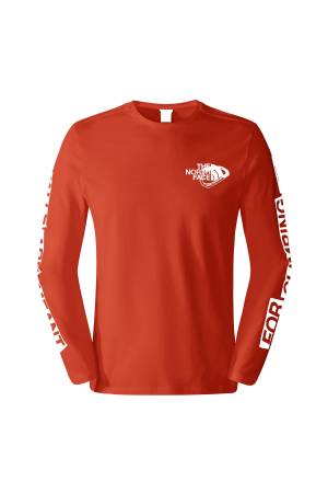 Outdoor L/S Graphıc Tee Erkek Uzun Kol T-Shirt - NF0A827K Bakır - 1