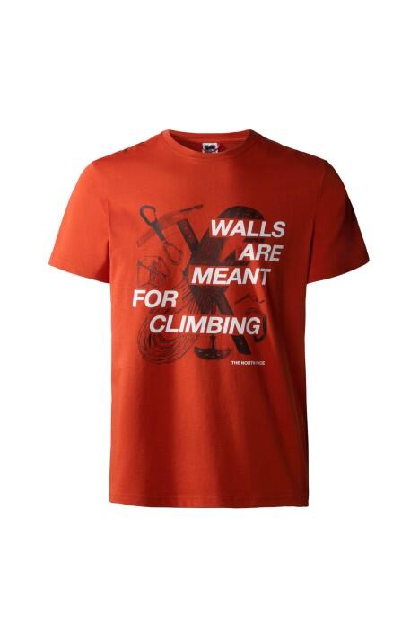 Outdoor S/S Graphic Tee Erkek T-Shirt - NF0A827J Bakır - 1