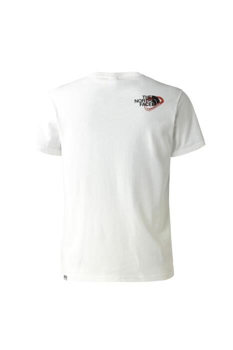 Outdoor S/S Graphic Tee Erkek T-Shirt - NF0A827J Beyaz - 2