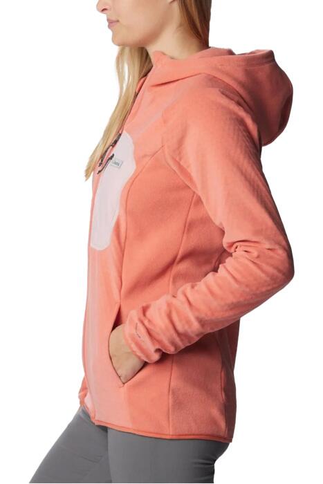 Outdoor Tracks Hooded Fz Kadın Polar - AL7550 Şeftali - 3