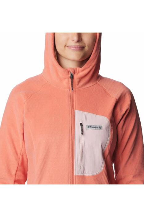 Outdoor Tracks Hooded Fz Kadın Polar - AL7550 Şeftali - 4