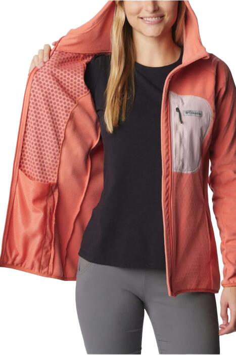 Outdoor Tracks Hooded Fz Kadın Polar - AL7550 Şeftali - 5