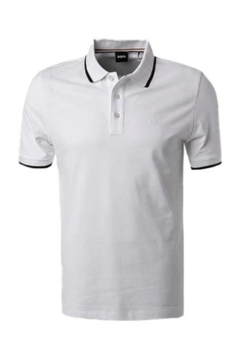 Boss - Pamuklu Erkek Polo T-Shirt - 50494697 Beyaz