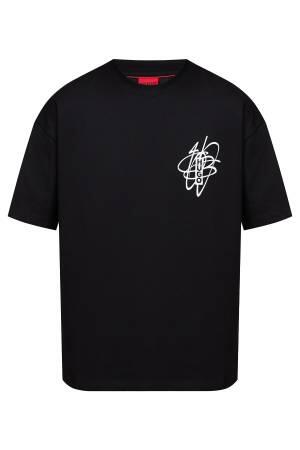 Pamuklu Erkek T-Shirt - 50493447 Siyah - Thumbnail