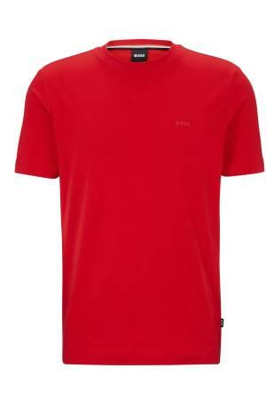 Pamuklu Jarseden Logolu Erkek T-Shirt - 50468347 Kırmızı - Thumbnail