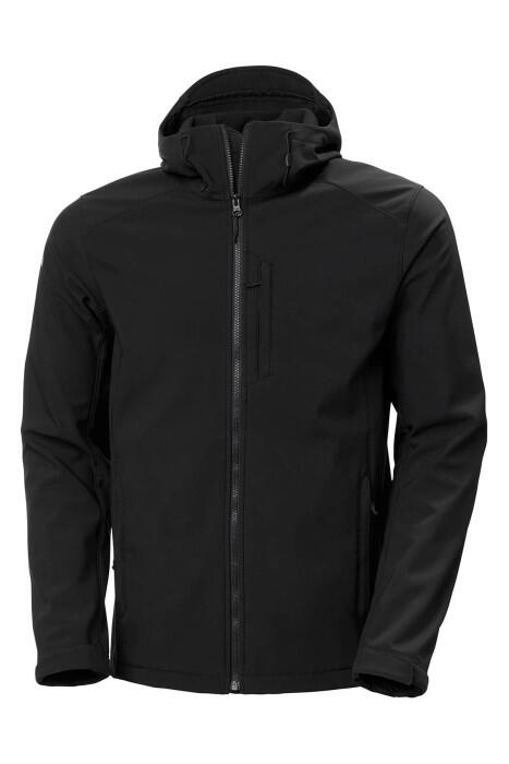 Helly Hansen - Paramount Hooded Softshell Erkek Kapüşonlu Ceket - 62987 Siyah