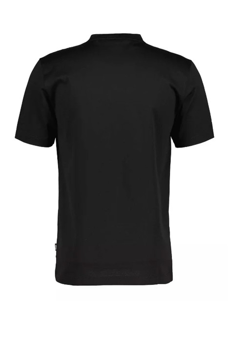 Parlak Desenli Merselize Pamuklu Erkek T-Shirt - 50495696 Siyah