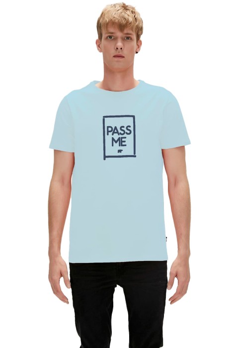 Pass Me Erkek T-Shirt - 23.01.07.022 Mavi