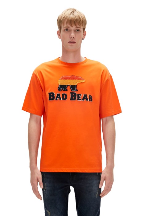 Bad Bear - Pass Me Erkek T-Shirt - 23.01.07.022 Turuncu